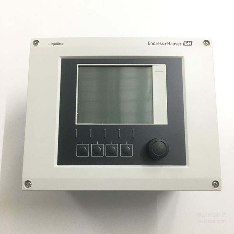 E+H CM442 multi-parameter transmitter LCD display interface detail
