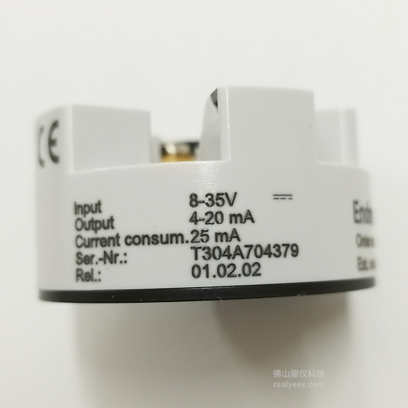 E+H TMT80 4-20mA output terminal and wiring diagram detail
