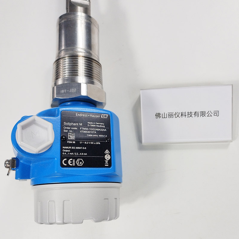 E+H FTM50-1GG2A8A32AA 防爆音叉料位开关 铭牌型号标签